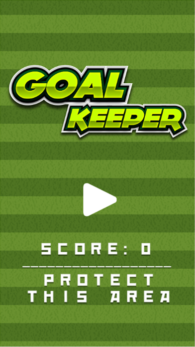 Soccer Goalkeeper Game app screenshot
