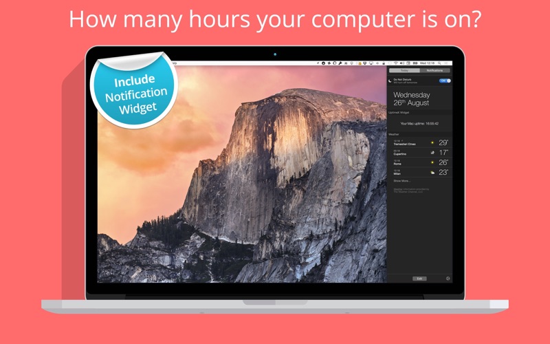Screenshot #1 pour UptimeX - temps de fonctionnement de votre ordinateur