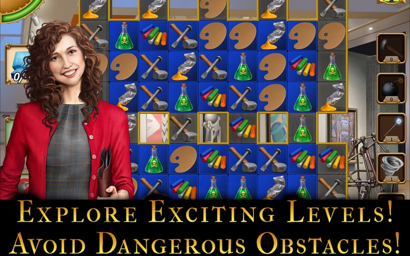 Mystery Society: Relic Match - The Lost Jewel Mystery Puzzle - Crush Gems thumbnail 2