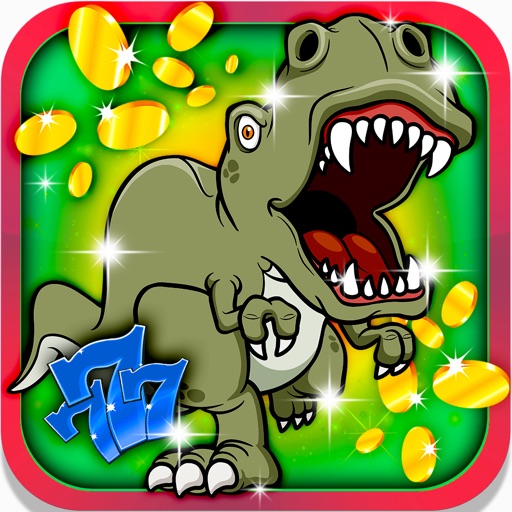 Huge T-Rex Slot Machine: Use your gambling tricks and follow the dinosaur's footprints iOS App