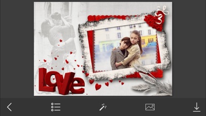 Romantic Love Photo Frame - Make Awesome Photo using beautiful Photo Frames iPhone screenshot 4 - Photo & Video app
