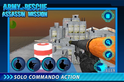 Army Rescue Assassin Mission screenshot 4