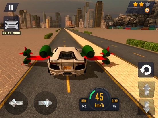 Flying Car Stunts 2016 iPad screenshot