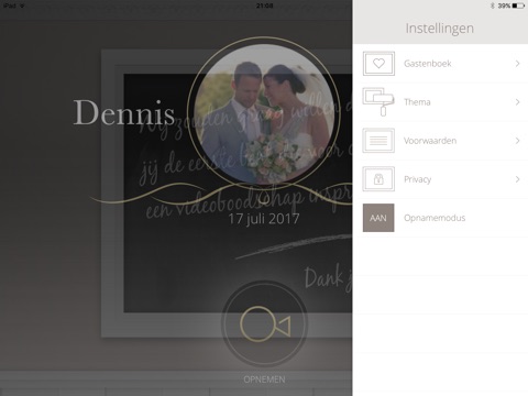 Wedding Kiosk - The interactive guestbook for your wedding screenshot 4
