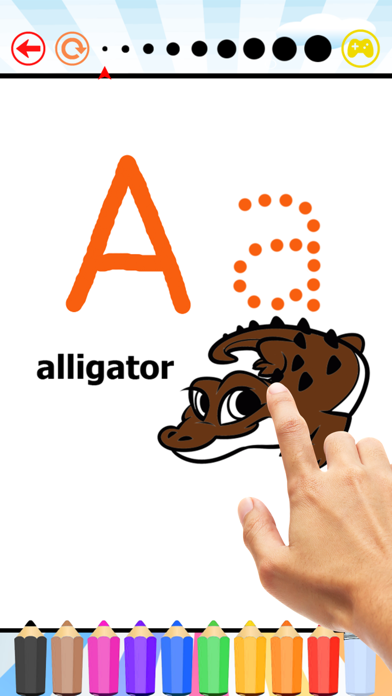 Screenshot #1 pour En savoir ABC Gratuit: Education To Write alphabet, les chiffres et les mots anglais