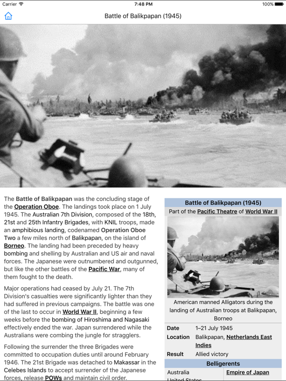 CHI Encyclopedia of World War II iPad screenshot 5 - Education app