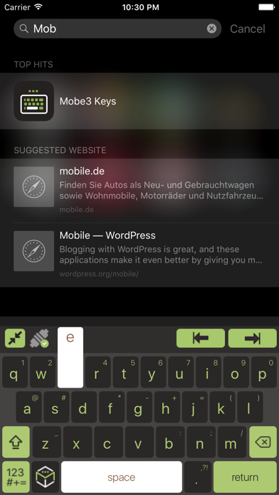 Screenshot #3 pour Mobe3 Keyboard