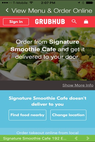 Signature Smoothie Cafe screenshot 4