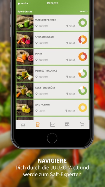 JUUZO - frische Säfte selbst gemacht screenshot-3