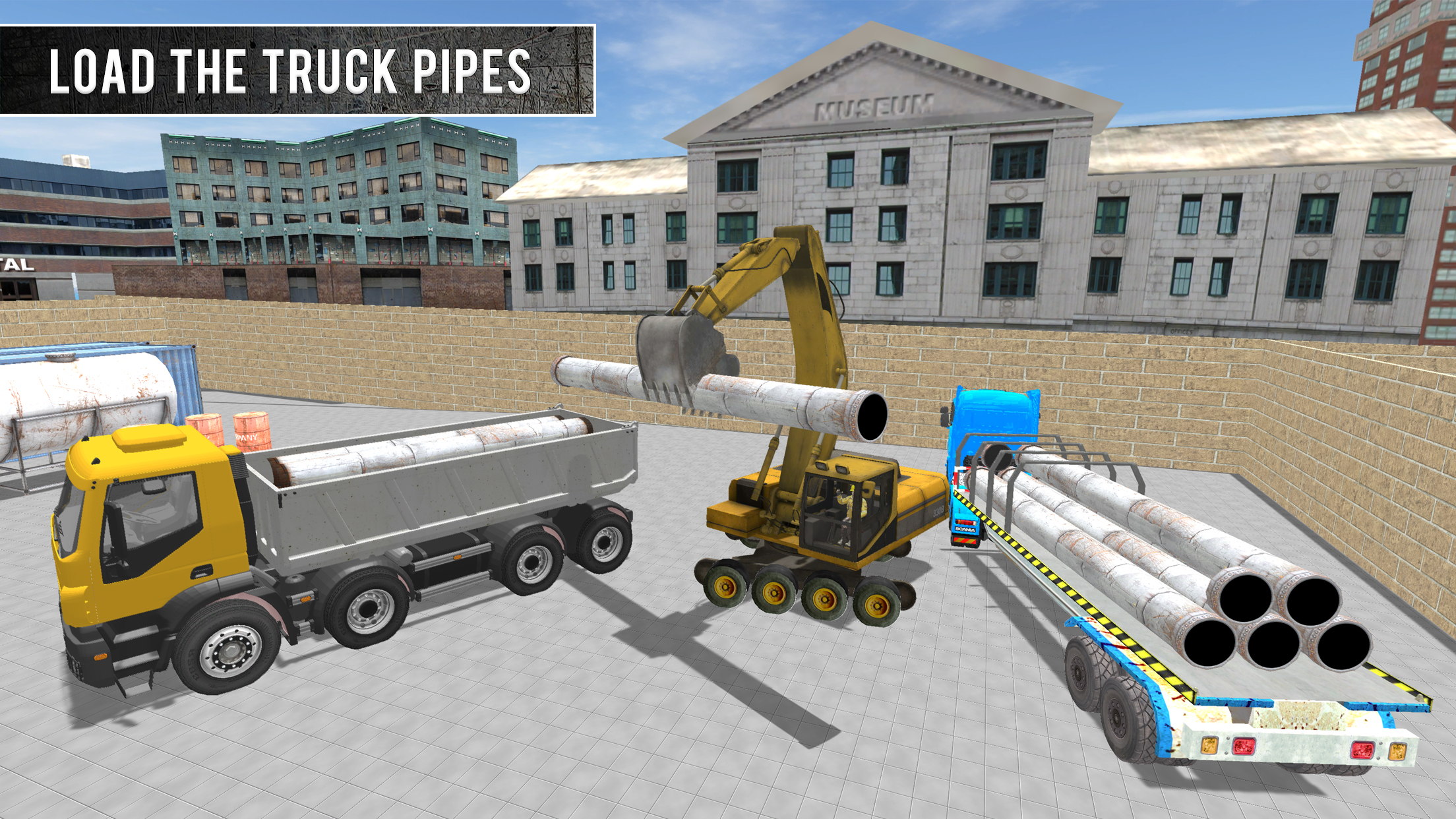 Excavator Crane Simulator 3D