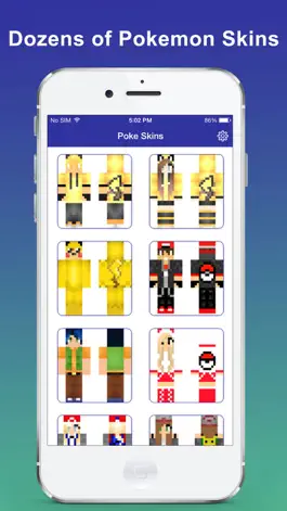 Game screenshot Poke Skins for Minecraft - pokemon Go edition Free mod apk