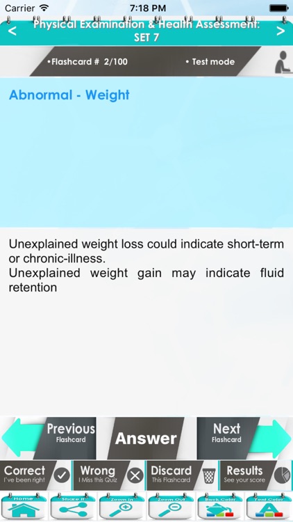 Physical Examination & Health Assessment: 3900 Flashcards screenshot-4