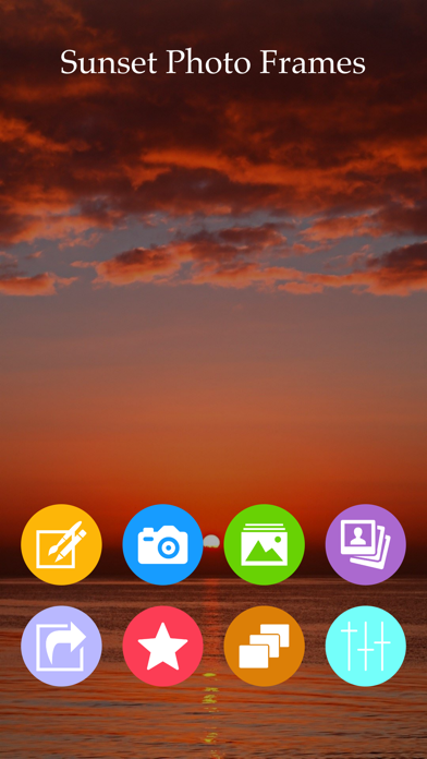 Screenshot #1 pour Sunset Photo Frames