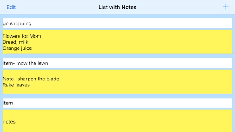 List with Notes screenshot-4