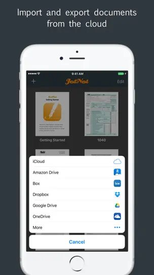 Скриншот Sign By JotNot - Fill And Sign PDF Form Or Sign PDF Document на iPhone 5