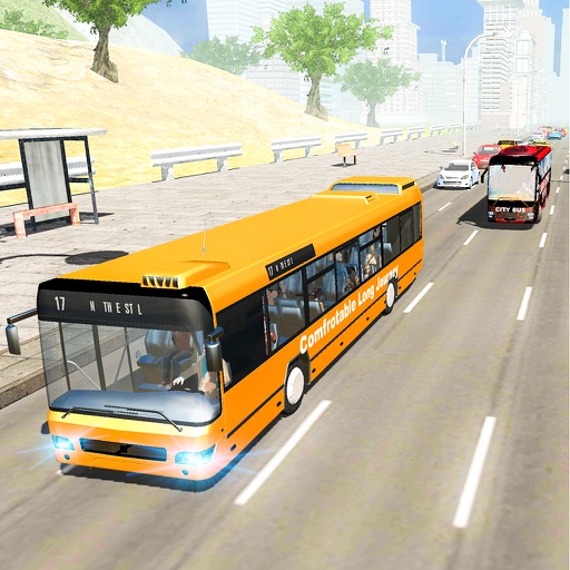 City Bus Simulator Driving 3d Icon