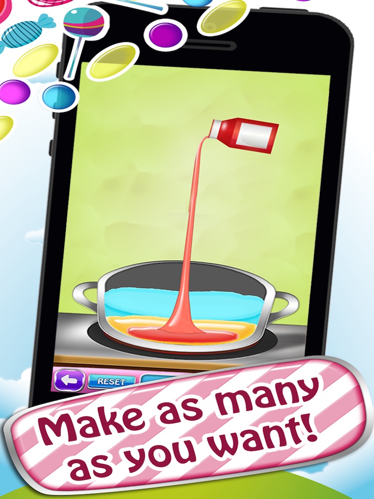 Candy floss dessert treats maker - Satisfy the sweet cravings! iPad free version screenshot 2