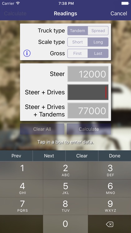 Truck Scale Calculator