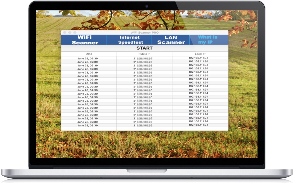 #5. WiFi Scanner PRO (macOS) Podle: Rain Ruus
