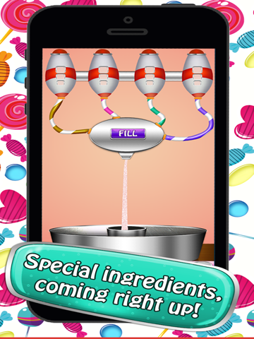 Candy floss dessert treats maker - Satisfy the sweet cravings! iPad free version iPad screenshot