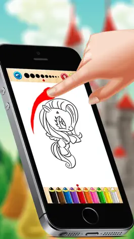Game screenshot pony games for girls - my coloring book for toddler and little kids who love unicorn apk