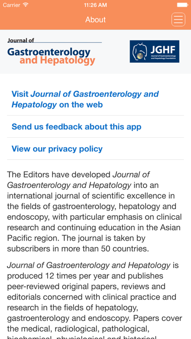 Journal of Gastroente... screenshot1