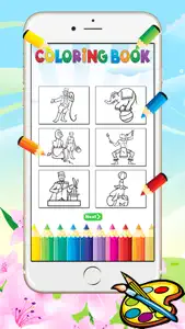 Circus Coloring Book for Kids - Toddlers drawing free games screenshot #5 for iPhone