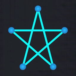 One Touch Glow Draw: Free Shape Puzzle Drawing  & Connect Games