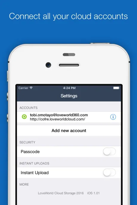 LoveWorld Cloud Storage