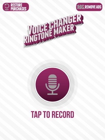 Voice Changer Ringtone Maker – Best Funny Sound.s Modifier with Special Effects iPad screenshot 4 - Entertainment app
