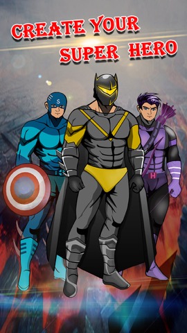 Create Your Own Man SuperHero - Comics Book Character Dress Up Game for Kids & Boysのおすすめ画像1