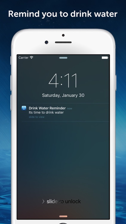 Drink Water Reminder : Daily hydration tracker, monitor and counter manager screenshot-4