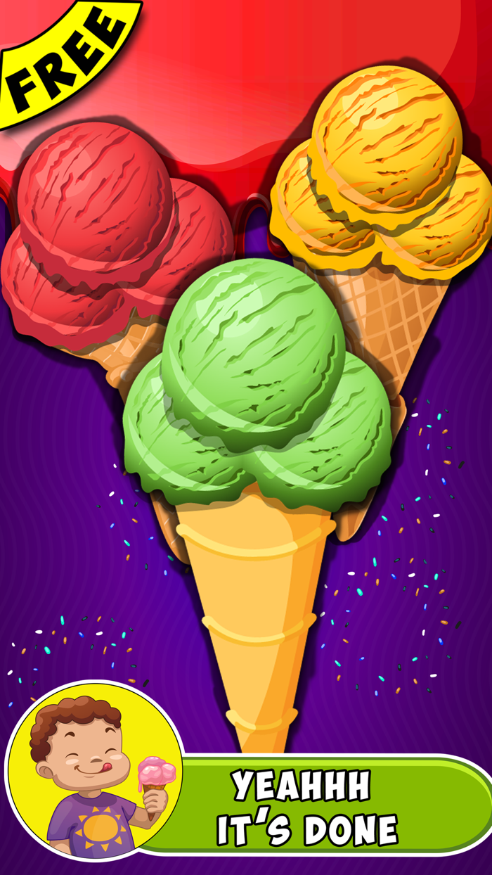 Ice Cream MakerFrozen Dessert Summer Cooking game