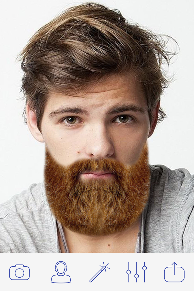 Beard and Mustaches Photo Booth - Men Beard Style Photo Effect for MSQRD Instagram