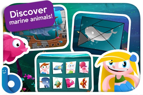 Mermaids Jigsaw Puzzles for kids and toddlers! screenshot 2