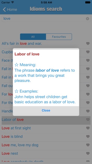 Advanced Idioms Dictionary(圖3)-速報App