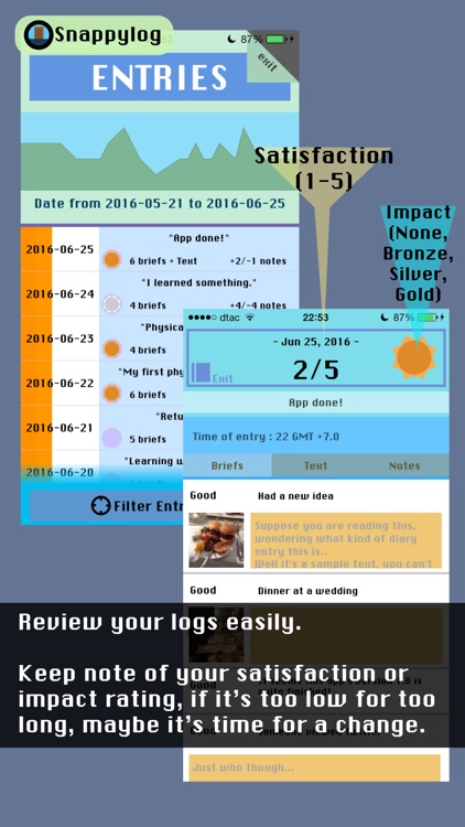 Snappylog - Quick daily diary screenshot-4