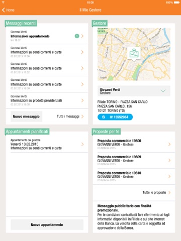 Intesa Sanpaolo Business iPad screenshot 4