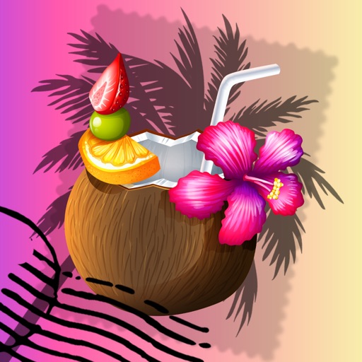 Tropical Island Paradise Greetings – Customize And Send Beautiful Sunny Beach And Palm Trees Post.Cards icon
