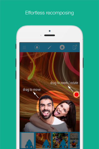 Magic Cam - replace your selfie's background screenshot 2