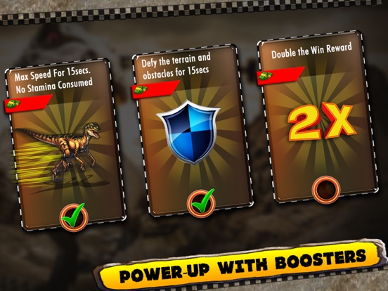 Dinosaur Race 3D iPad screenshot 5 - Games app