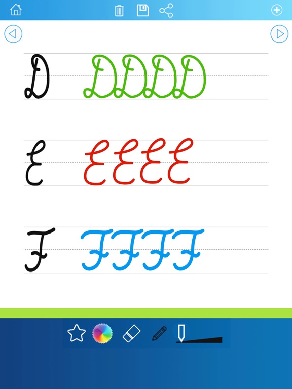 Скачать почерк рабочие листы 123 ABC обучающие игры для детей: научиться писать буквы алфавита в сценарии и прописью