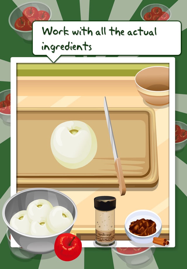 Tessa’s cooking apple strudel – learn how to bake your Apple Strudel in this cooking game for kids screenshot 2