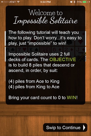 Impossible Solitaire screenshot 2