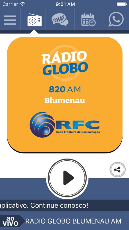 Rádio Globo Blumenau AM