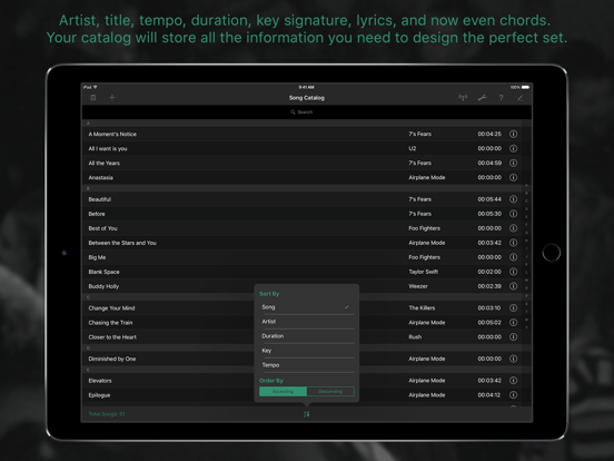 Screenshot #6 pour Setlists