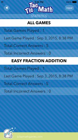 Game screenshot Tic Tac Math Fractions hack