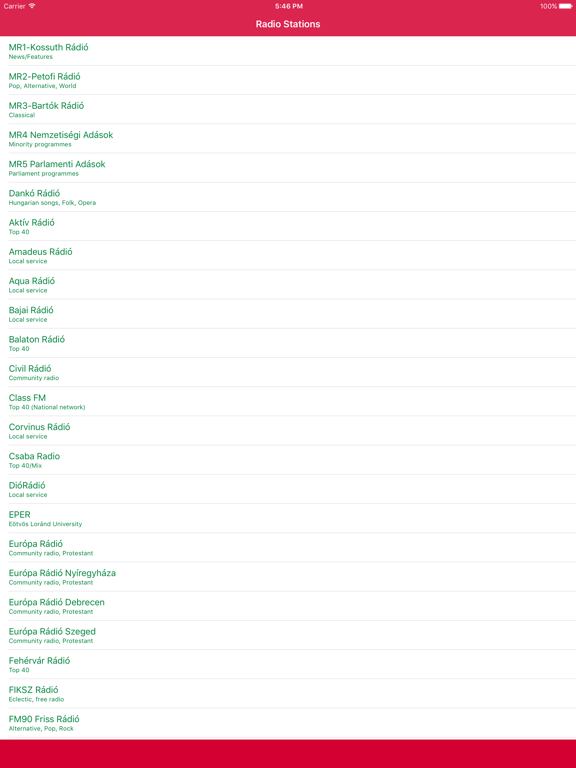 Screenshot #4 pour Radio Hungary FM - Streaming and listen to live online music, news show and Hungarian charts