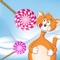 Slice the Candy Swing Cat Nibblers Free Puzzle Games