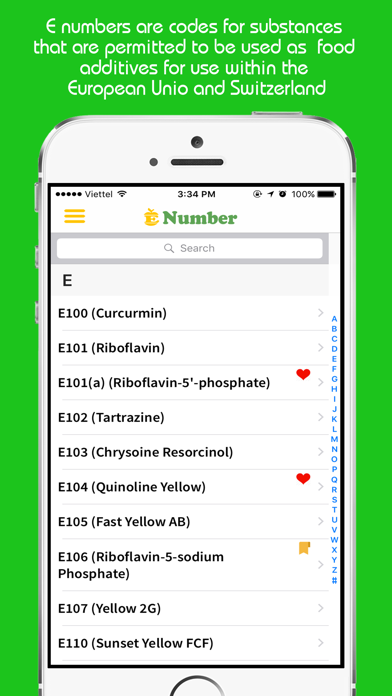 Screenshot #1 pour E Numbers - Food Additives and Ingredients Association